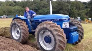 leyland and nuffield equal wheel tractors working very rare [upl. by Windy487]