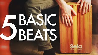 5 Basic Cajon Beats You Can Learn Today [upl. by Neelsaj320]