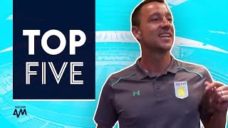 John Terry sings Stand By Me 🎵 Top 5 Footballer Initiation Songs [upl. by Nurse]