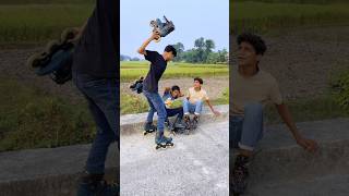 skating fast and emotional public reactions😱😭skatersskateboardinline skatesshortsyt shorts [upl. by Alad]