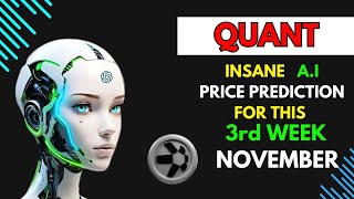 Insane QUANT QNT Price Prediction for THIS WEEK by AI [upl. by Ariane51]