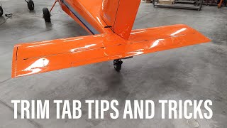 Rans S21 Outbound Trim Tab Assembly Tips and Tricks [upl. by Betsy]