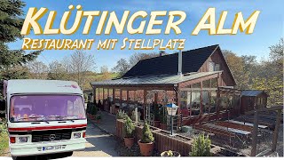 Deutschland mit Wohnmobil Bergisches Land Stellplatz am Restaurant Jausenstation Klütinger Alm [upl. by Rhiana]