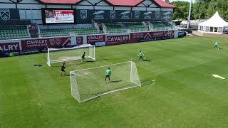 Goalkeeper Training  JakeDavisSoccer  Cavalry FC  Defending the Area [upl. by Pattie408]