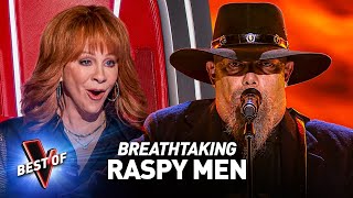 RASPIEST Male Voices in the Blind Auditions of The Voice [upl. by Asselem]