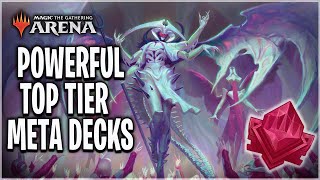 TOP 5 COMPETITIVE MTG META STANDARD TIER 1 DECKS  Best of Three  MTG ARENA [upl. by Ahgiela505]