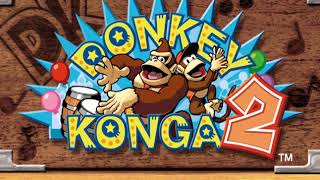 Donkey Konga 2 PAL OST  Menu Theme [upl. by Oca]