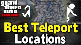 GTA Online  Best amp Most Useful Teleport Locations Helpful Guide GTA V Multiplayer [upl. by Adnalohs]