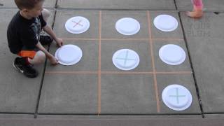 DIY  Giant Tic Tac TOE  OUTDOORS [upl. by Petty]