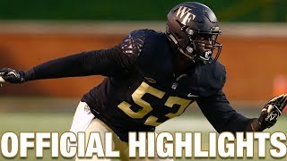 Duke Ejiofor Official Highlights  Wake Forest DE [upl. by Thacher]