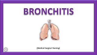 BRONCHITIS  Acute amp Chronic Bronchitis  Pathophysiology  Nursing Management  The Nurses Station [upl. by Marozik]