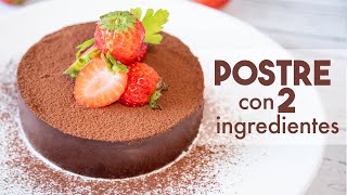 POSTRE con 2 INGREDIENTES Sin Horno 🍫  Postres Fáciles y Rápidos [upl. by Akemal]