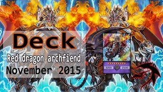 New archfiend black skull dragon RedEyes Deck profile Noviembre 2015 Duels amp Decklist Yu Gi Oh [upl. by Plank]