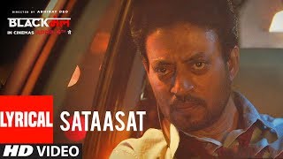 Sataasat Lyrical Video Song  Blackmail  Irrfan Khan  Amit Trivedi  Amitabh Bhattacharya [upl. by Repsac891]