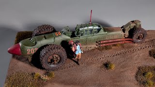 Apocalyptic World Survivors Create Ultimate Survival Vehicles scalemodel  diorama  resin [upl. by Ynnav894]