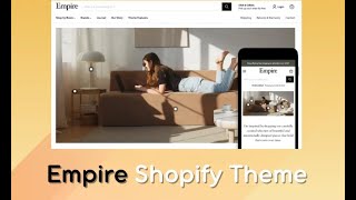 Shopify Empire theme [upl. by Nemrak]