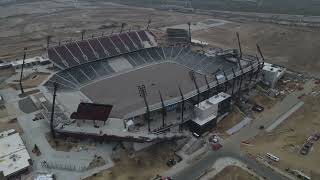 Construction Of The Aztec Stadium Part 2 SnapDragon Stadium [upl. by Blair]