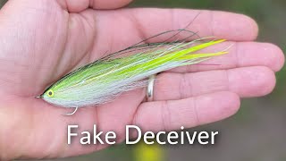 Fly Tying  Fake Deceiver [upl. by Baniez]