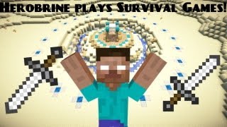 Herobrine plays survival games  Minecraft [upl. by Yekim]