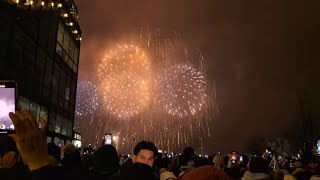 2024 New Years Eve Fireworks  Toronto Highlights🎆🎇🌃🇨🇦 [upl. by Allayne86]