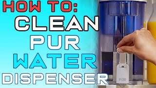 PUR Water Dispenser Monthly Cleaning Maintenance [upl. by Medor]