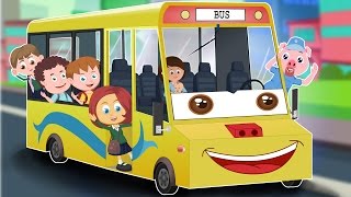 Schoolies  Wheels On The Bus  Baby Nursery Rhymes  Kids Rhyme [upl. by Hyacinthie]