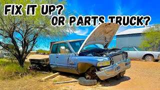 I bought an ABANDONED dodge CUMMINS left in the desert will it run [upl. by Vedetta489]