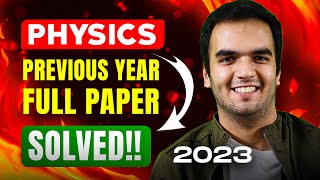 Maharashtra Board Physics 2023  Board Exam Paper Solved  Previous Year Paper Solving  PYQ [upl. by Ailahk]