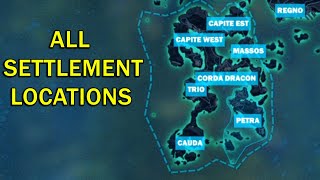 Just Cause 3 ALL Settlement Locations [upl. by Christophe]