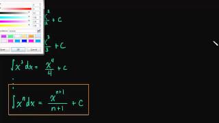 41 Antiderivative Power Rule [upl. by Anaiuq]