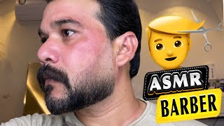 Whispering Barber Gives You a Soothing ASMR Beard Trim [upl. by Ardnasak46]