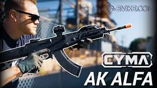 The Modern Kalashnikov Rifle  CYMA AK Alfa  Review [upl. by Attesor]