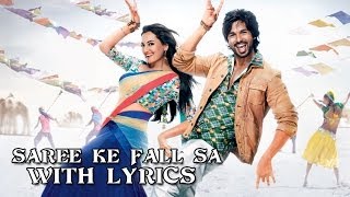 Saree Ke Fall Sa  Full Song With Lyrics  RRajkumar  Pritam [upl. by Gavette]