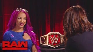 Sasha Banks prepares to make history inside Hell in a Cell Raw Oct 17 2016 [upl. by Dar819]