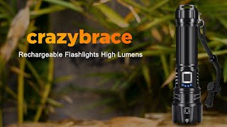 Rechargeable Flashlights High Lumens  Turn Night Into Day 2599 [upl. by Ynnhoj746]