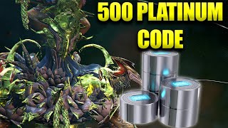 Warframe New 500 Platinum Promo Code For Free Will This Be Patched Out April 32nd [upl. by Gilmore325]