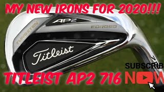 TITLEIST AP2 716 NEW IRONS FOR 2020 [upl. by Heidi]