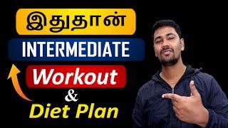 Intermediate Workout amp Diet Plan  Next level you Gain Muscle Size amp Strength  Aadhavan Tamil [upl. by Elane864]