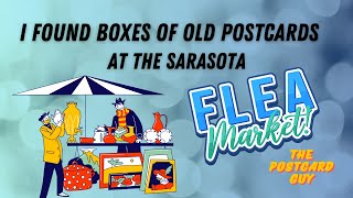 I found boxes of old postcards at the Flea Market The Postcard Guy [upl. by Iden944]