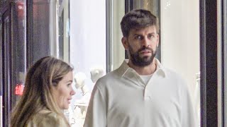 GERARD PIQUÉ And His Girlfriend CLARA CHÍA Enjoying Their Anniversary Shopping in Monaco [upl. by Ecnaled]