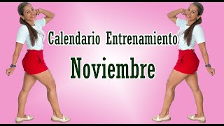 Calendario de Entrenamiento Noviembre 2023 [upl. by Hajidak]