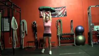 Ultimate Sandbag Thruster Exercises for Fat Burning [upl. by Elleirb]