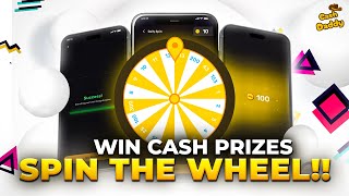 WIN CASH PRIZES SIMPLY BY PLAYING SPIN THE WHEEL  CASH DADDY [upl. by Elery]