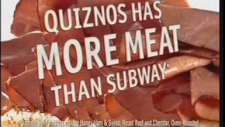 Quiznos 5 Sandwich commercial [upl. by Pogah]