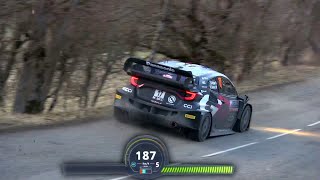 Ogier au rupteur Monte Carlo 2024 [upl. by Oicirtap]