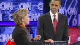 Clinton Obama Clash at Debate [upl. by Naik]