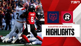 CFL WEEK 16 Montreal Alouettes vs Ottawa Redblacks FULL HIGHLIGHTS [upl. by Stephanus]