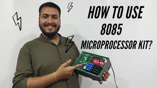 How to use 8085 microprocessor kit [upl. by Nospmas]