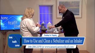 Use and Proper Cleaning of a Nebulizer and Inhaler [upl. by Freemon]