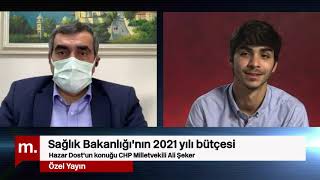 CHP Milletvekili Ali Şeker ile Sağlık Bakanlığının 2021 yılı bütçesi üzerine söyleşi [upl. by Iroj]